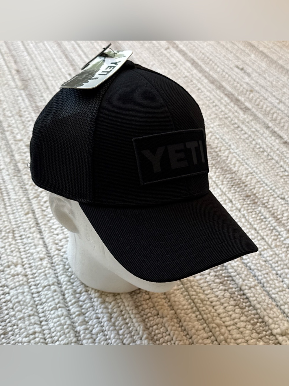 Yeti Coolers All Black Patch Trucker Hat BNWT Black On Black  NEW